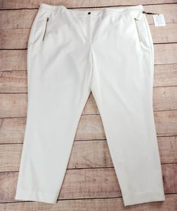 New Calvin Klein Dress Pants w Gold Accents